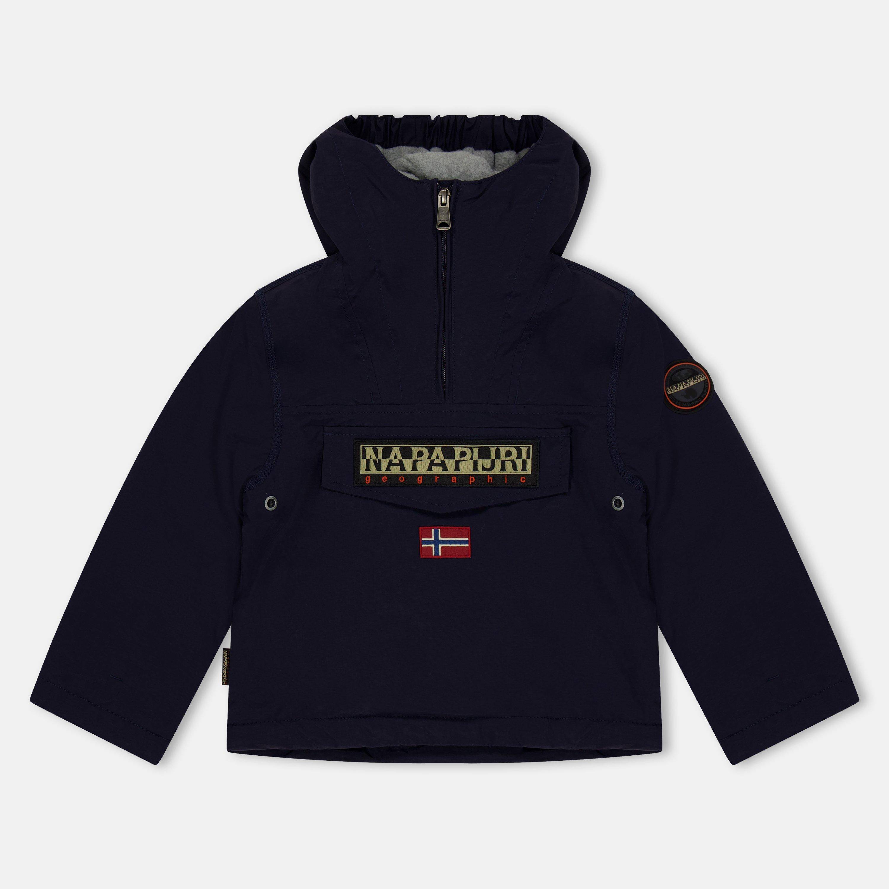 Napapijri Kids' Napa Rainforest Waterproof Half-Zip Rain Anorak