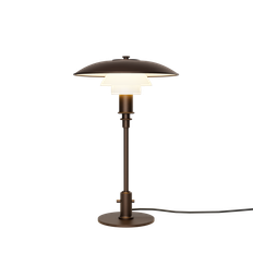 Louis Poulsen PH 3/2 Aged Brass/Opal Bordlampe - Louis Poulsen
