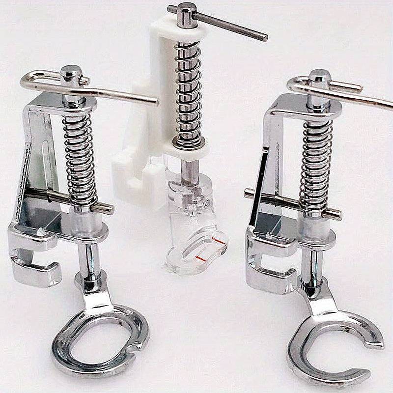 TEMU 3pcs Embroidery Free Quilting With Spring Presser Foot 4021p And 4021l And 4021l-ot Embroidery Presser Foot, Fits Most Household Sewing Machines