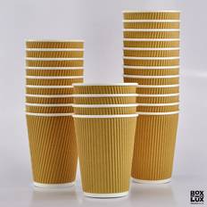 Engangsservice - Ripple Kaffekopper, medium - 25 stk.