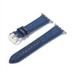 Jean Cloth Texture Watch Rem Remplacement för Apple Watch Series 1/2/3 38mm / Series 4/5/6 / SE 40mm