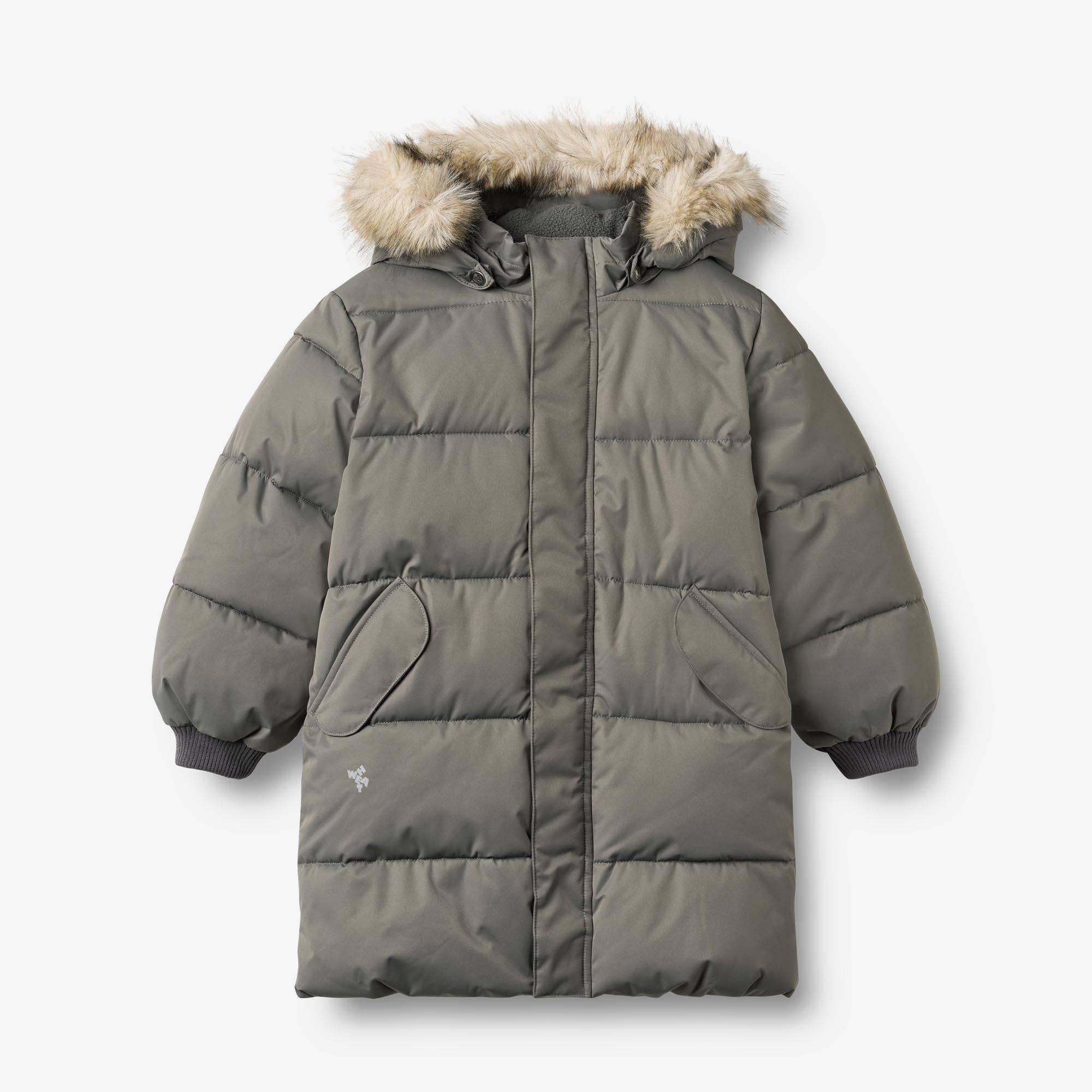 WHEAT® - Pufferjakke Vinteren - grey metal - Str 104.