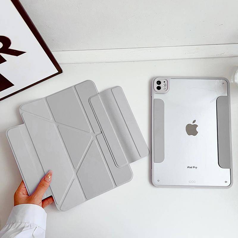 Avtagbart Magnetiskt Fodral För iPad A16 11:e Air 11 2025 Cover iPad 9.7 Pro 10.5 10.2 9:e 10:e 10.9 Air 5 4 3 2 mini 6 7 Ställ Fodral violett