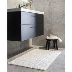 Siljan white - badrumsmatta Rund 60 cm - Vit (Rund 60 cm)