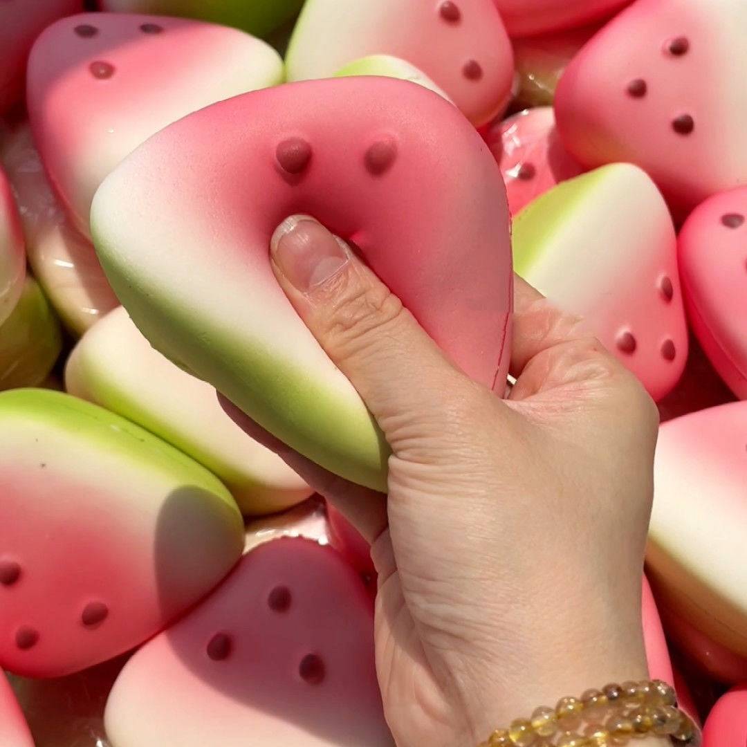 Summer Watermelon Squeezing Toy Toys - Wet Soft Ice Peel Watermelon