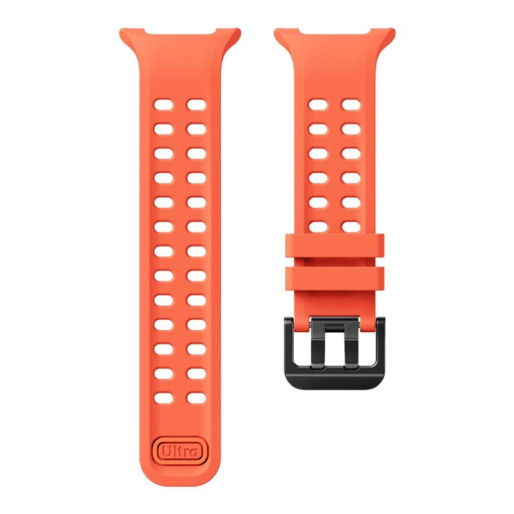 Samsung Galaxy Watch9/8/8 Classic silikone urrem med dobbeltspænde - Orange