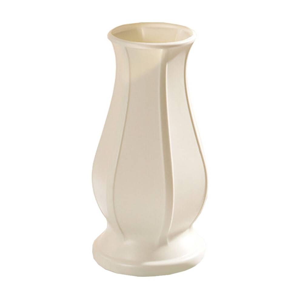 Dekorative vaser og ornamenter - Håndværkskrukker til tørre/våde blomster, Imiteret porcelænsplast, Gave til hjemmet (Kompatibel med