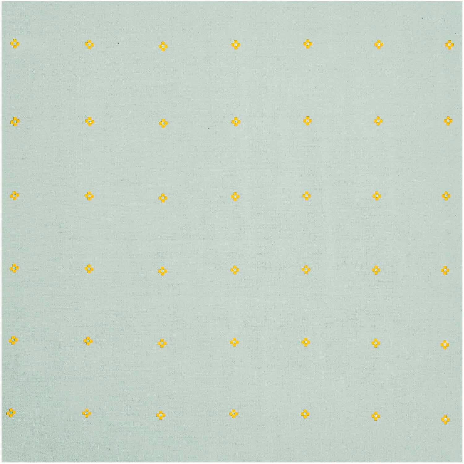 Rico Design Stoffabschnitt Baumwoll-Popelin Pixel Kreuze