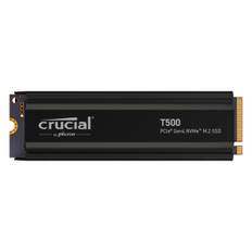 Crucial T500 Heatsink SSD Harddisk 1TB - PCIe M.2 (NVMe)