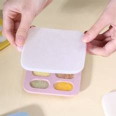 Custom Silicone Freezer Container Mini ice Cube Tray Silicon Breast Milk Freezer Tray 6 Cavity Ice Cream Popsicle Mold For Baby