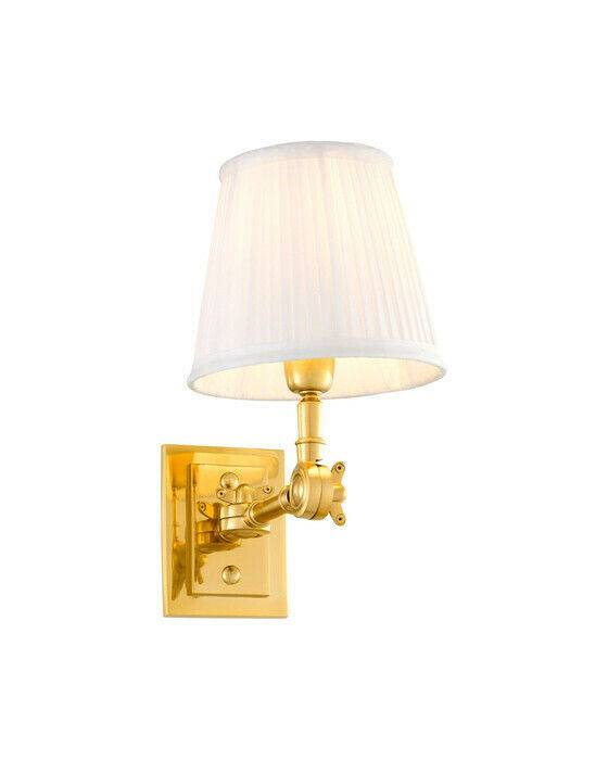 Eichholtz Wentworth vägglampa guld/vit - Guld / Vit (A. 15 / B. 24 / C. 26 cm)