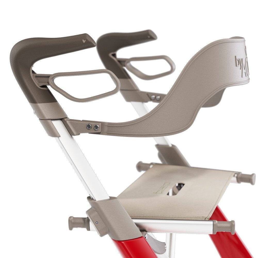 Ryglæn til byACRE Carbon Ultralight rollator.