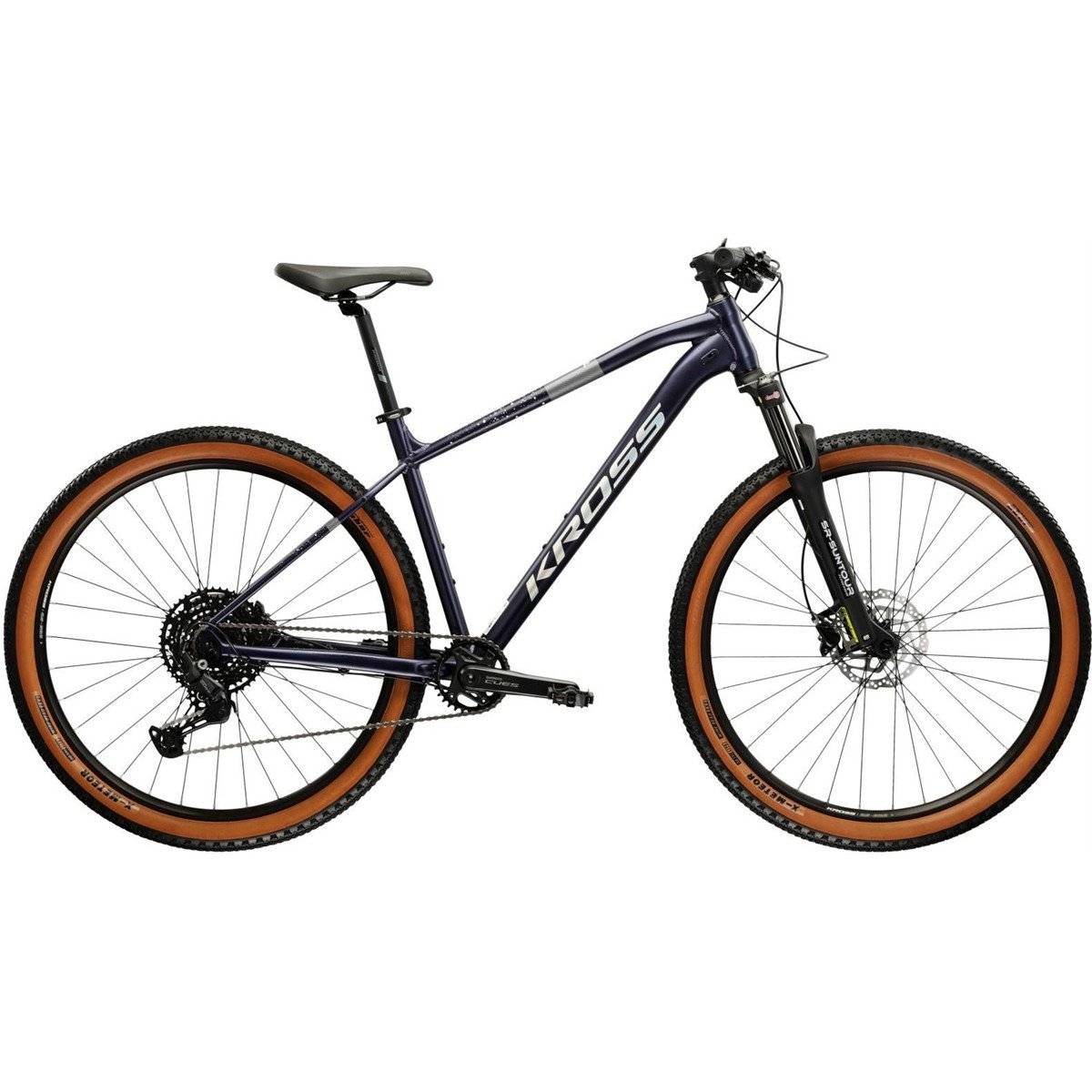 Hardtail MTB Kross Level 4.0 ULT.RA 29" Matt Navy Blue/Holographic m - Blå ( )