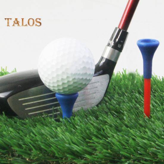 5 st Golfpeggar Okrossbara Plastgolfpeggar Partihandel med Bred Mjuk Gummikåpa Minskar Friktion Sidospinn Golfaccessoarer för Män