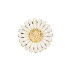 Forgyldt marguerit 36 mm broche