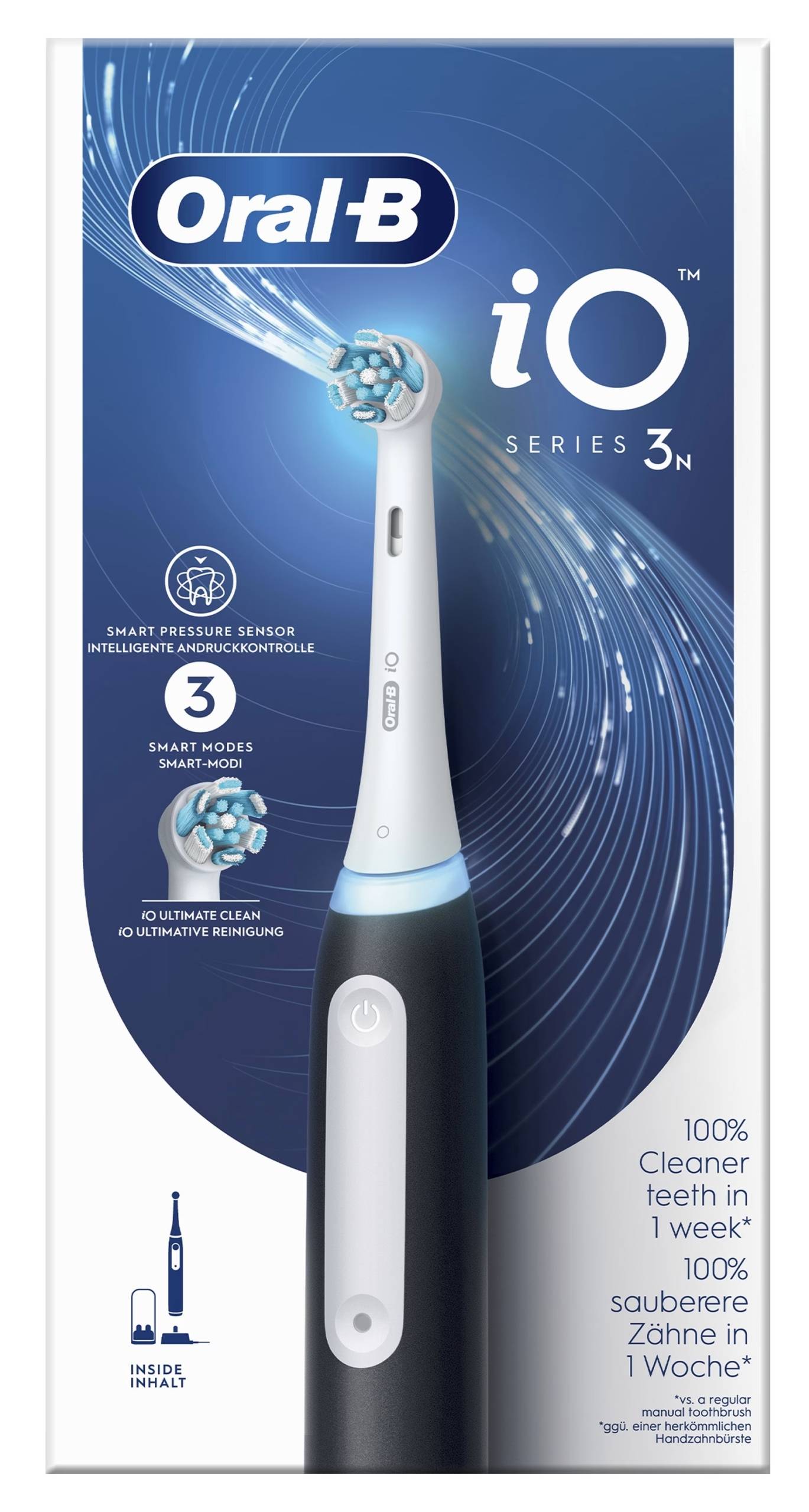 Oral-B iO 8006540730744 elektrisk tandbørste Voksen Vibrerende tandbørste Sort.