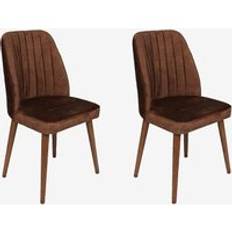 Hanah Home - Set med stolar Alfa, 2 st. - Brun - Stolar - Fr&#xE5;n Homeroom