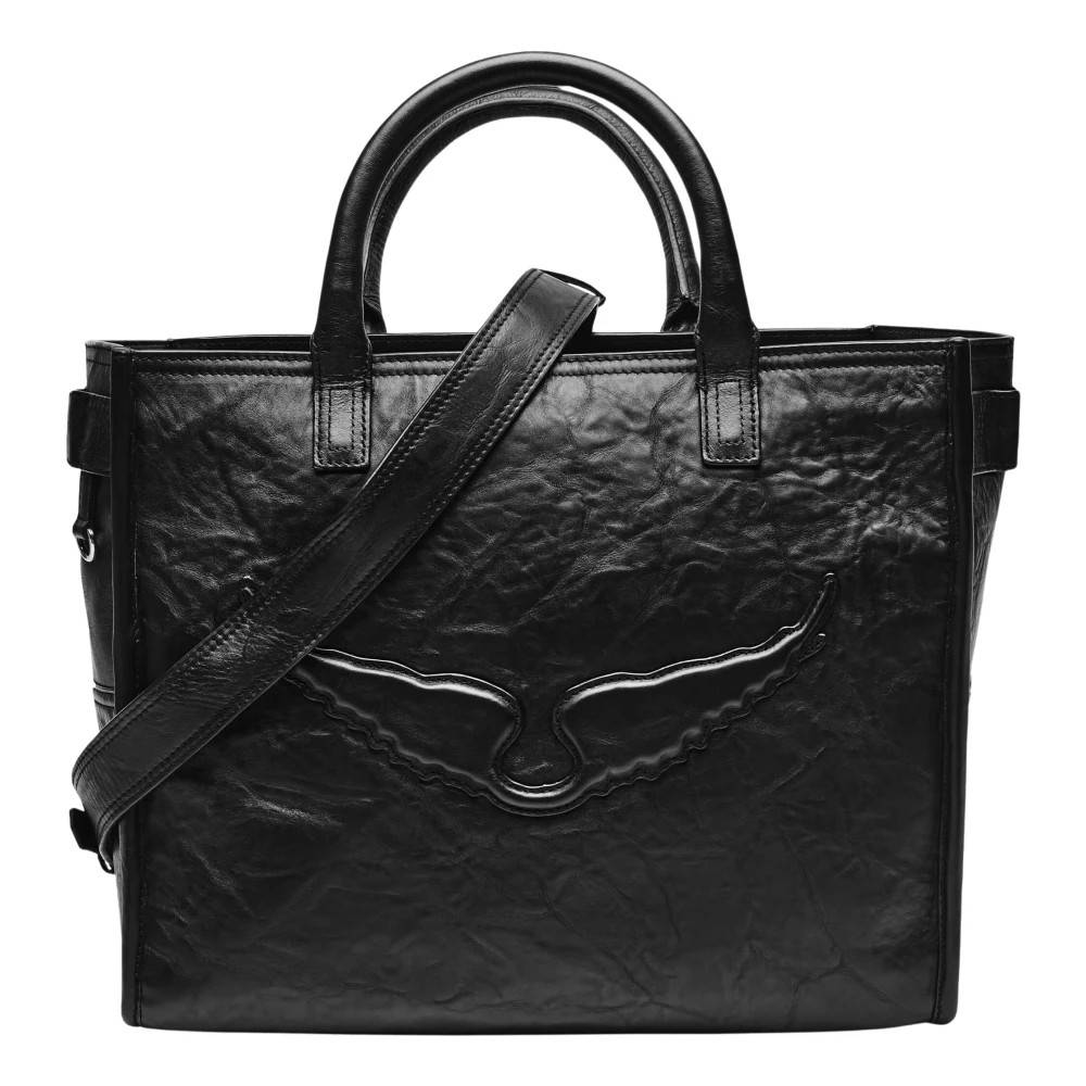 Zadig & Voltaire Angel Wings Tote Bag - Tasker - Dame - Sort - ONE SIZE - Bomuld