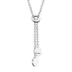 Efva Attling Twin Dots Necklace 50 CM - SILVER