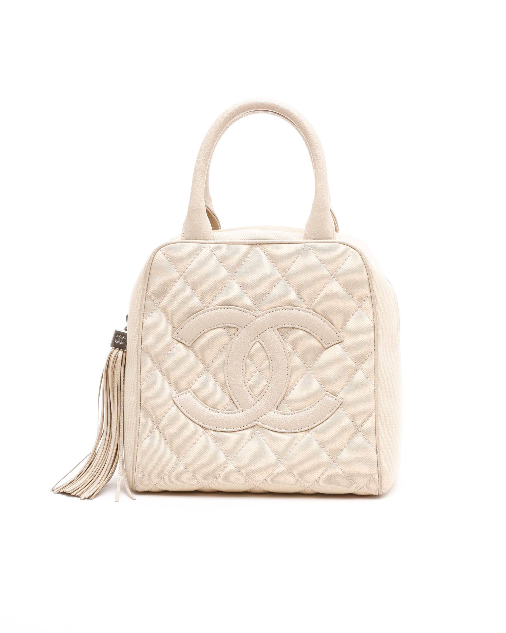 Chanel Mini Tassel CC Handle Bag - Beige (One Size)