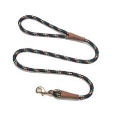 Mendota dog leash Black Confetti 1.8 meters long, 13 mm thick