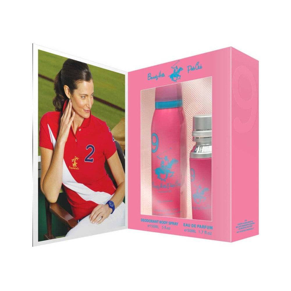 Beverly Hills Polo Club Presentset Kvinna 1982 Sport 9 Eau de Parfum 50 ml + Deospray 150 ml