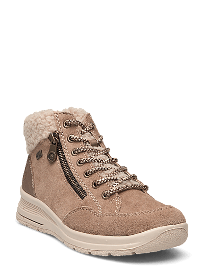 Rieker L7701 - Varmfodrade stövlar - BROWN / beige