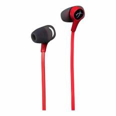 HyperX Cloud Earbuds Wired Gaming Earbuds Red Inline Microphone Nintendo Switch Manufacturer 2 Year Warranty HX-HSCEB-RD Home Work Telework Video Conf