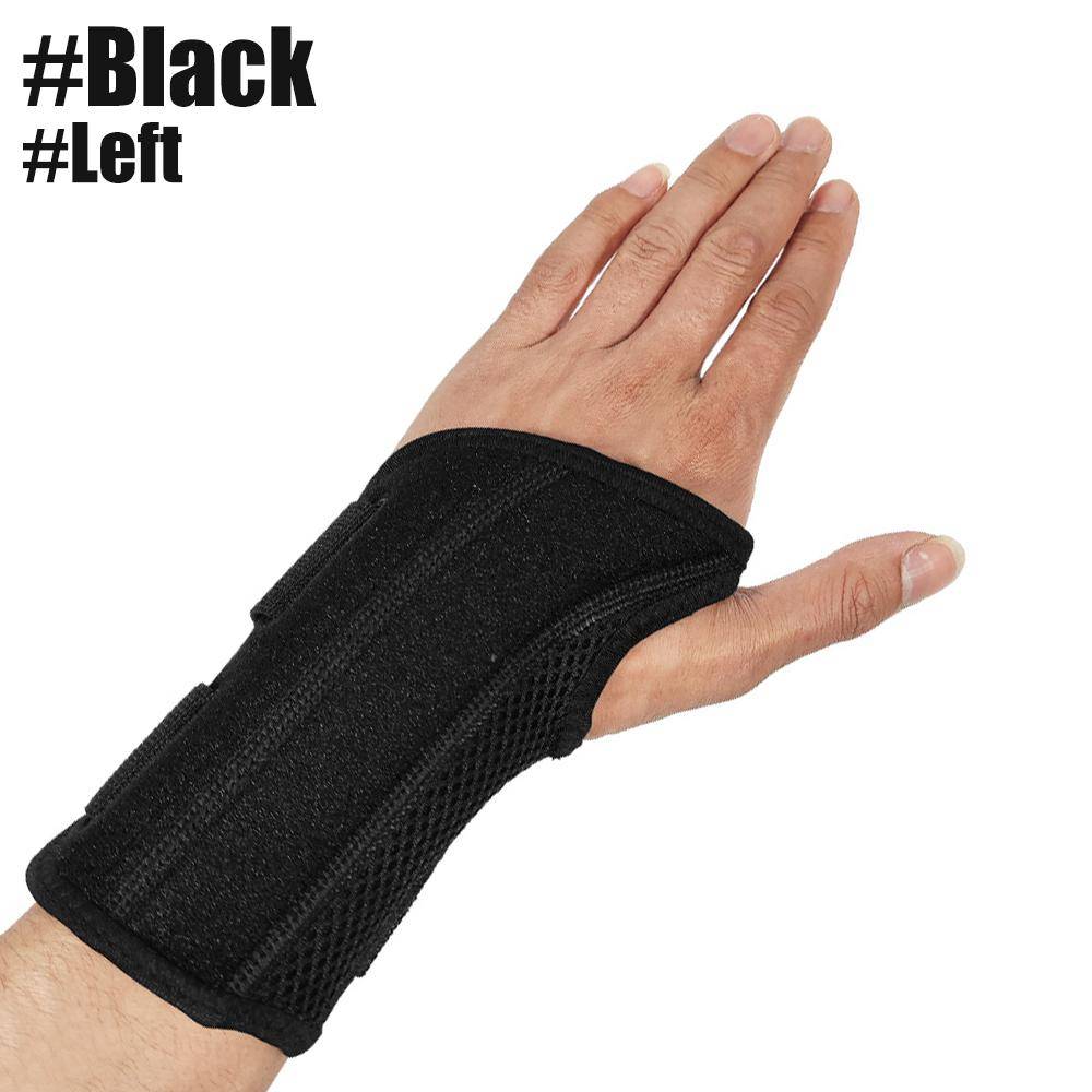 Adjustable Wrist Brace Night Support For Carpal Tunnel Pain Relief With Double Splint Therapeutic Cushion S-M