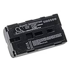 vhbw Batteri kompatibelt med Epson Mobilink TMP80 skrivarkopiator scanner etikettskapare (3 400 mAh, 7,4 V, Li-Ion)