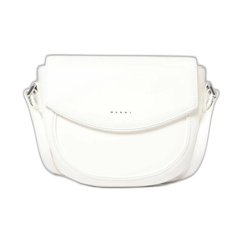 Marni Smile Crossbody Bag - Tasker - Dame - Hvid - ONE SIZE - Uld