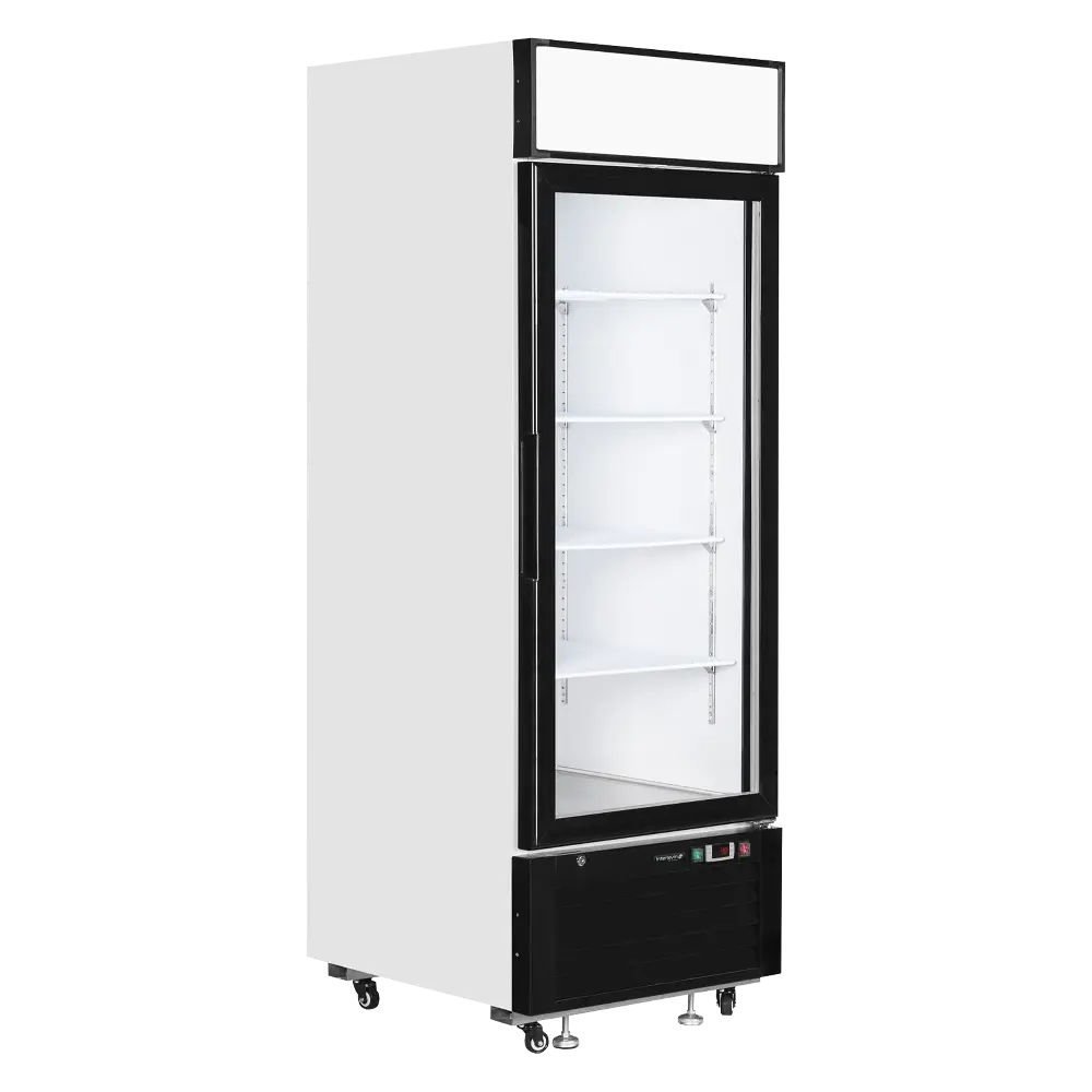 TEFCOLD LGF2500 frysskåp med glasdörr 496 L ventilerad - svart