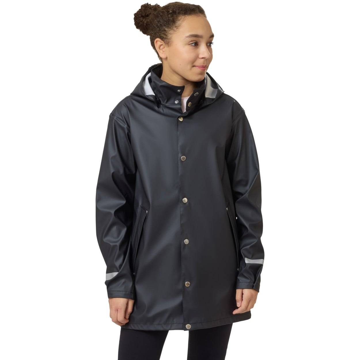 MCKINLEY Cloudy Rain Jacket Junior 146-152 - Regntøj hos Magasin.
