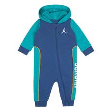 Air Jordan 23 Hooded Coverall French, Unisex, Kläder, byxa + overall, Blå, 0-3M (50-56) (0-3M (50-56))