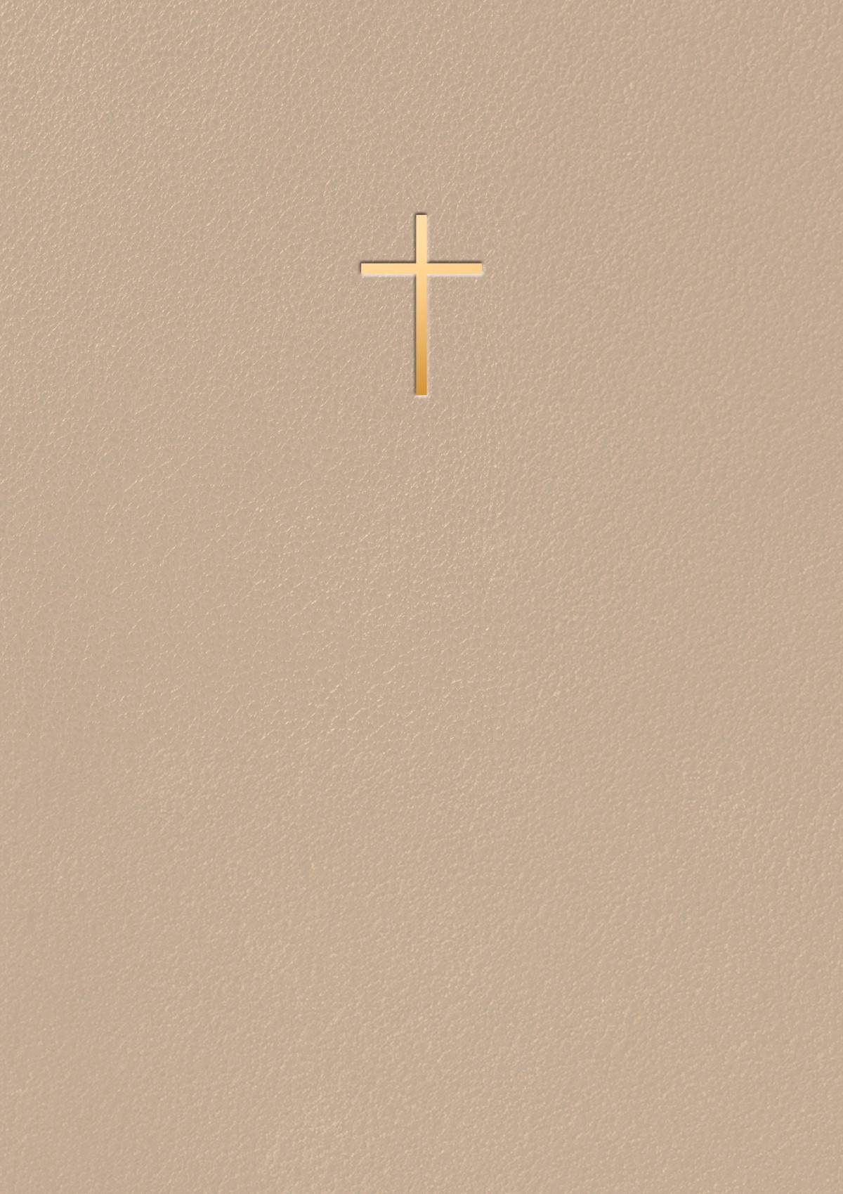 Bibel 2026 Beige Konstskinn