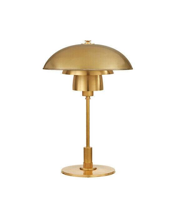 Visual Comfort Whitman skrivbordslampa antik mässing - Guld / Brun (H48.3cm x B32.4cm)