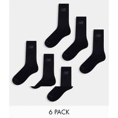 New Balance - Performance - Pakke med 6 par ribstrikkede sokker-Sort