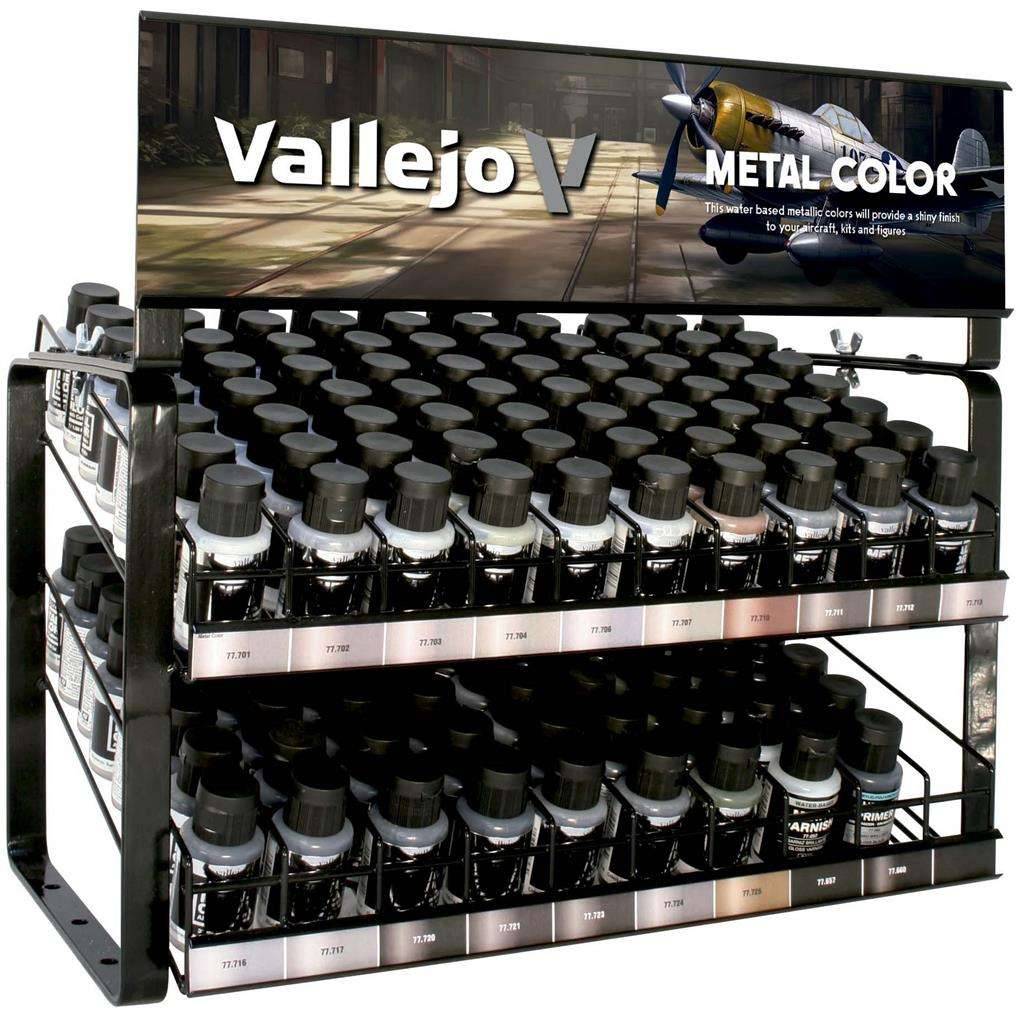 Vallejo Metal Color – Komplett sortiment, 144 x 32 ml