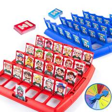 LUFEIS Vem är det spel, Vem är jag lek, familj gissa spel, Vem är det roligt gissningsspel brädspel, gissningsspel strategi brädspel för 2 spelare, brädspel för familjer fritid och festnöje