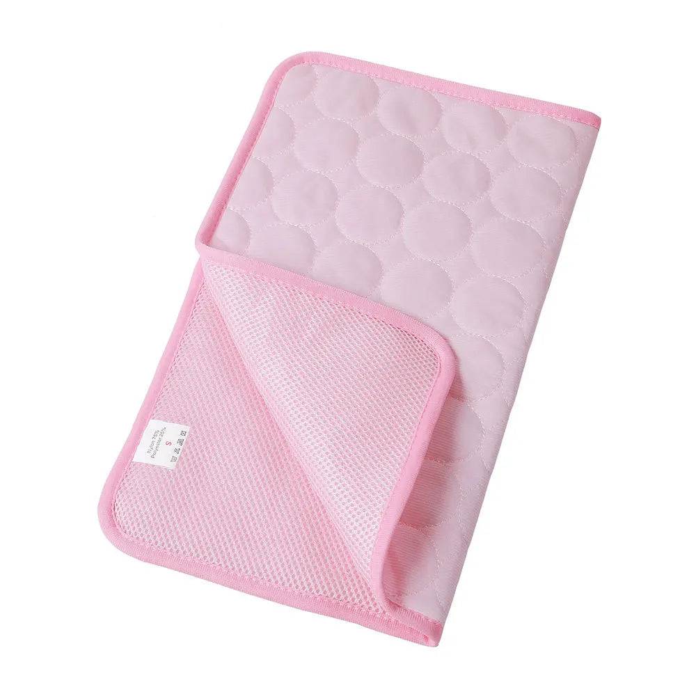 Pet Cooling Mat - Pink / S 50X40cm (S 50X40cm)