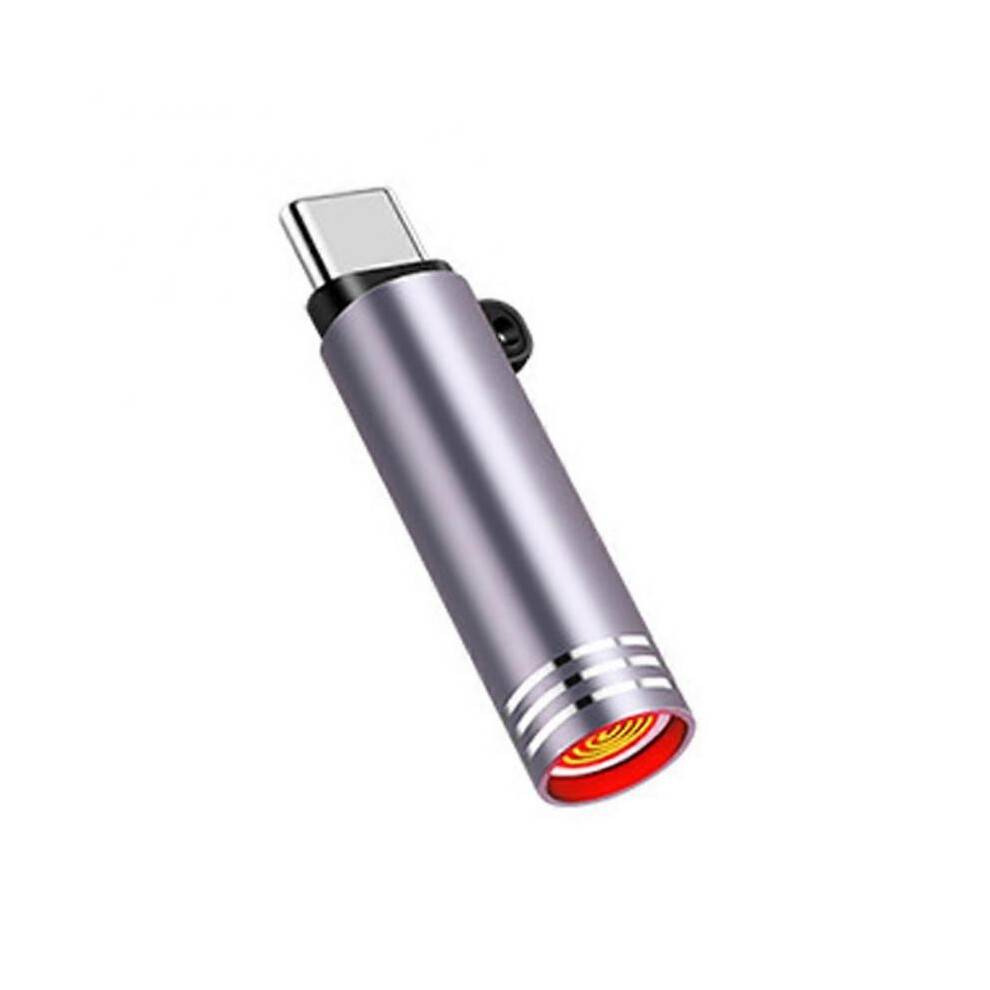 (Purple) Usb-C Mini Lighter Tungsten Wire No Flame Blow Ignition Travel Safe Tool