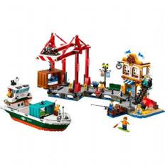 Havnefront med fragtskib LEGO Byggeklodser City 60422