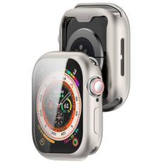 Apple Watch 10 (46mm) Fleksibelt Plast Cover m. Skærmbeskyttelse - Starlight
