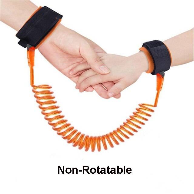 Justerbar Barnsäkerhetssele - Icke-roterbar orange / 1.5m