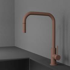 Köksblandare Scandtap Steel Accent Square med Utdragbar Pip