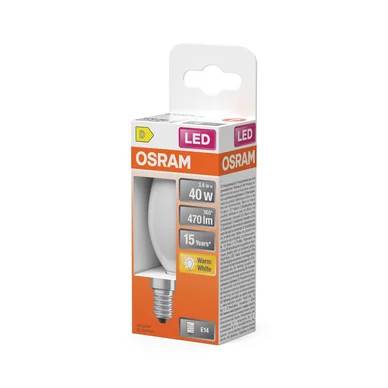 OSRAM LED Krone 40 Mat 3,4W 827 E14 4099854467646