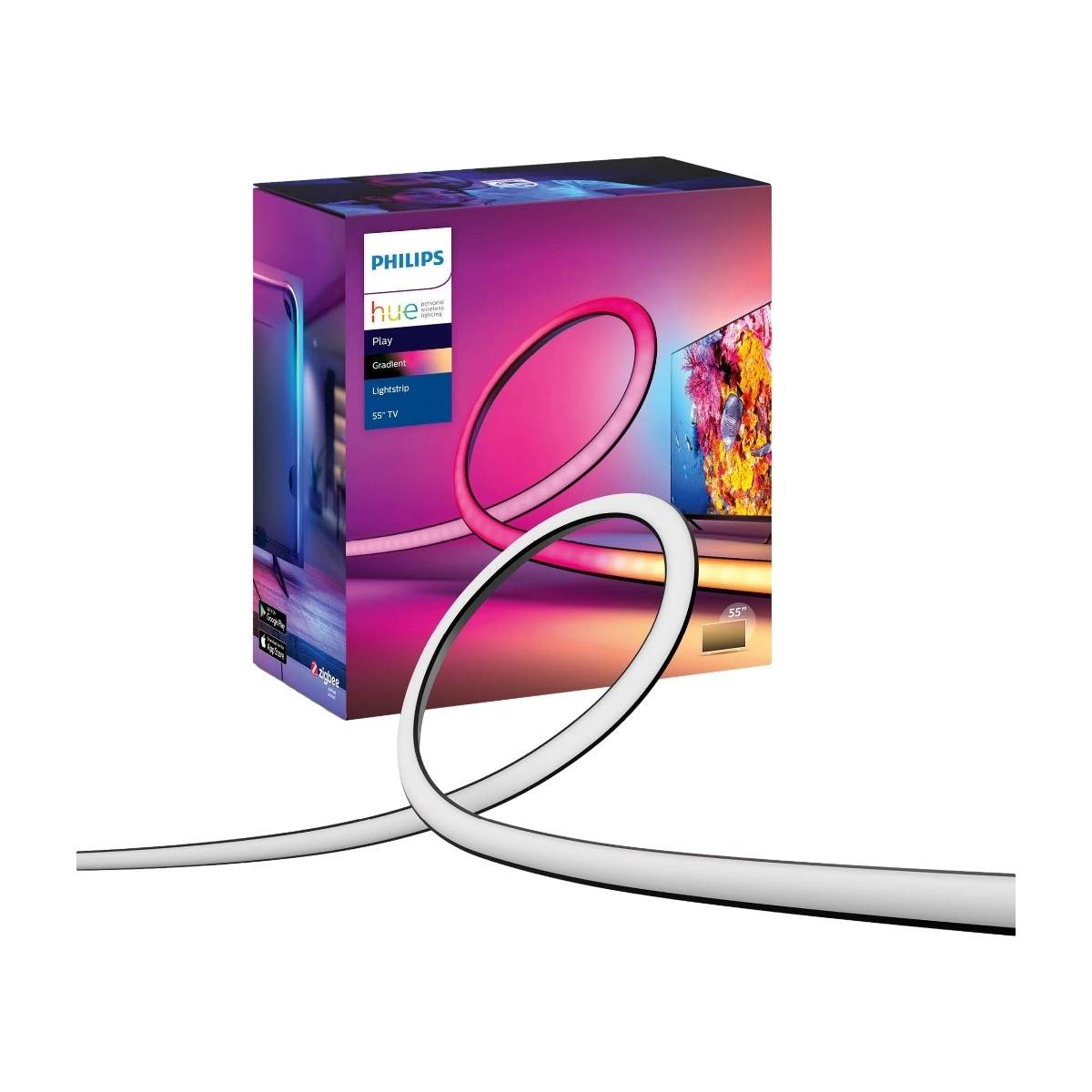 Philips Hue Play Gradient ljusremsa 55" tv