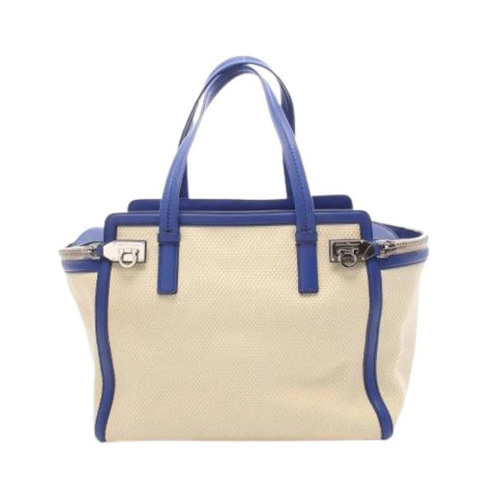 Salvatore Ferragamo Pre-owned - Pre-owned Canvas Handbag Vintage - Dam - ONE Size -
