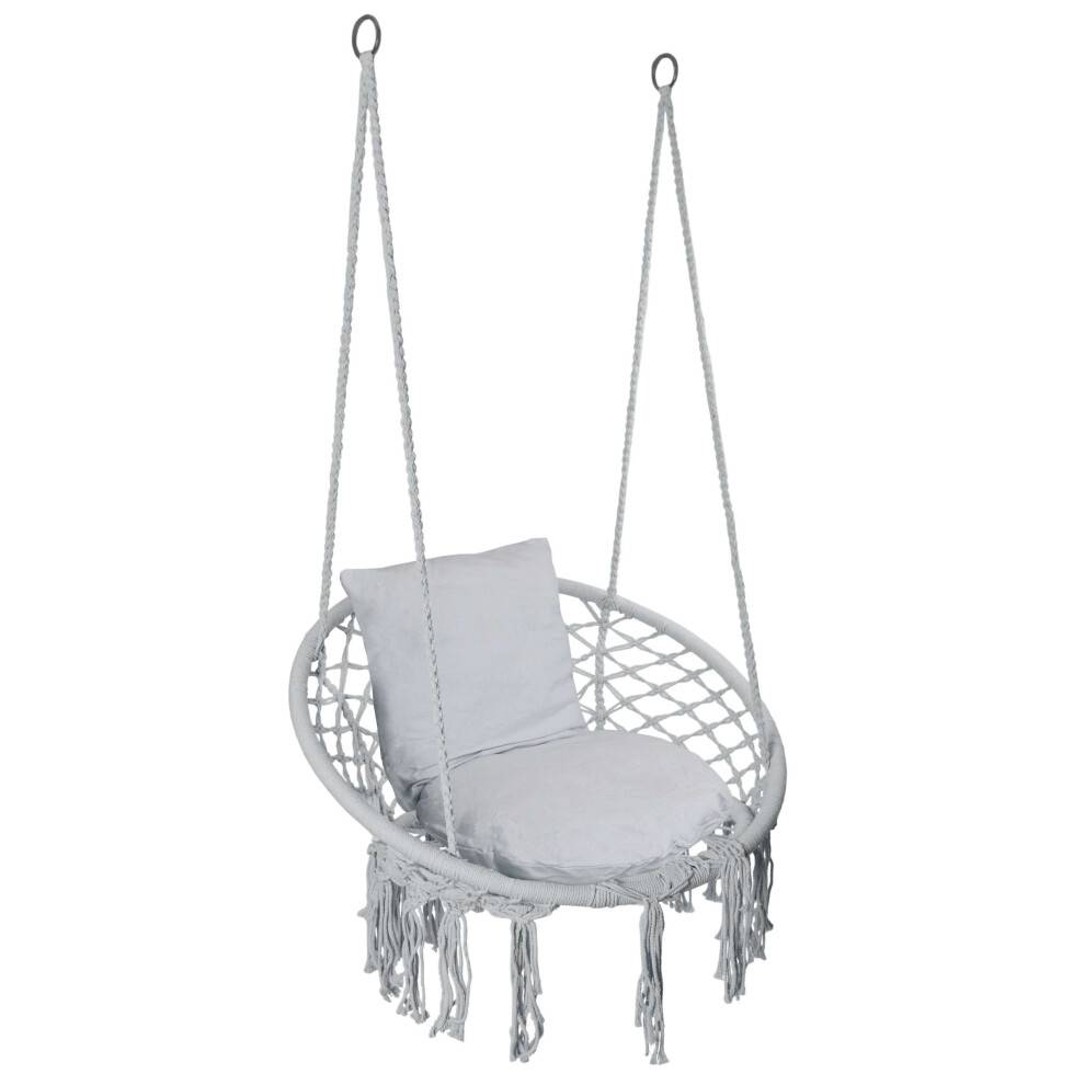Stork's Nest TOGO hængestol med grå hynder