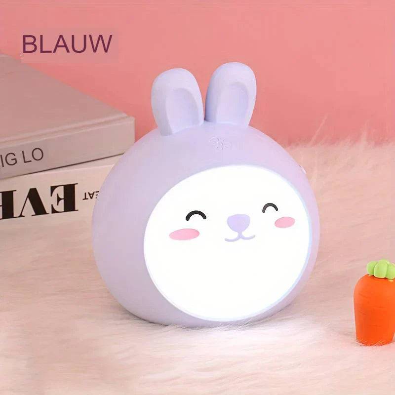 CuddlePaw – Söt LED-Nattlampa för Barn - Blå